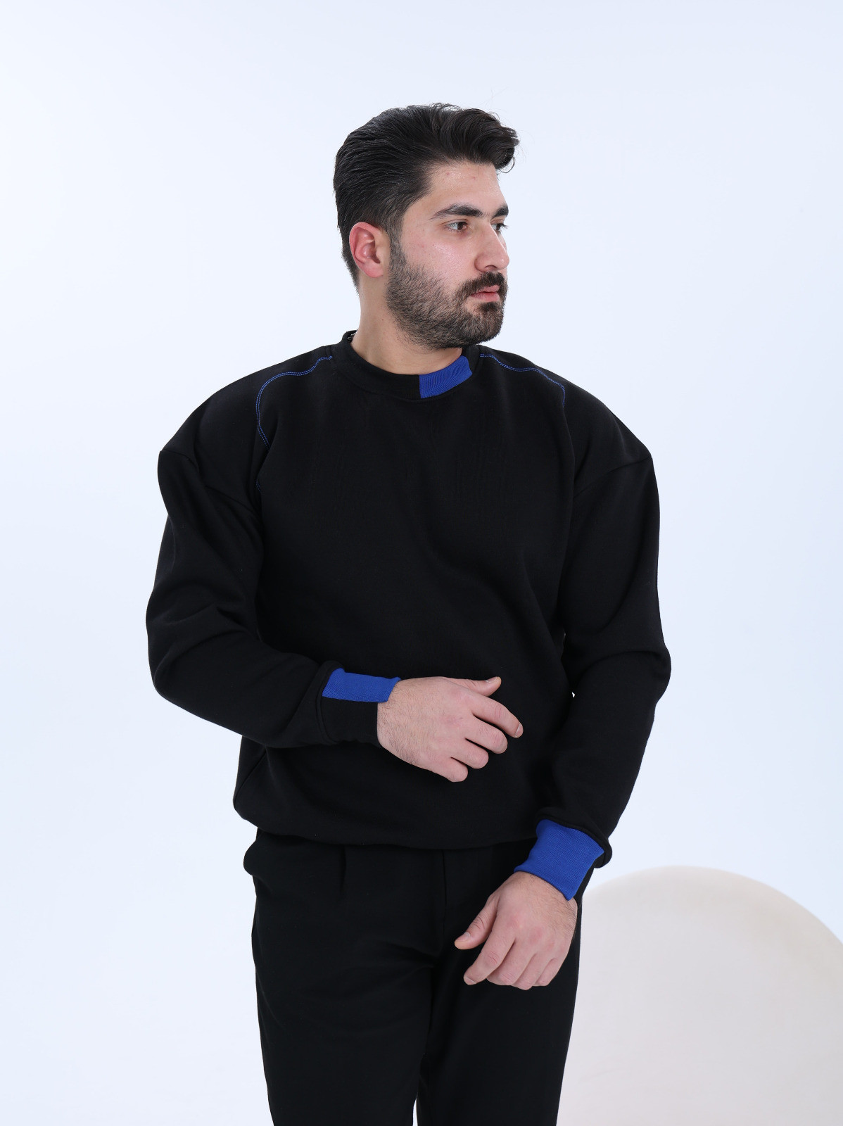 SAGE & CO Core Crew Top – Black